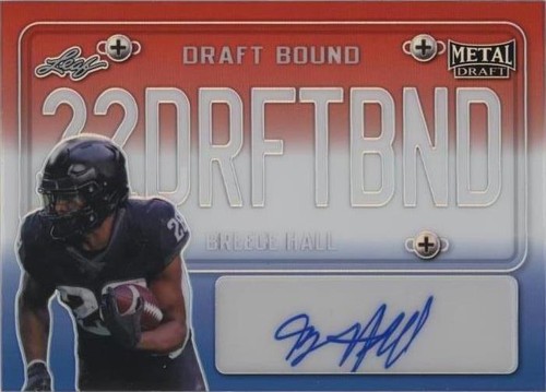 2022 Leaf Metal Draft Breece Hall #DB-BH1