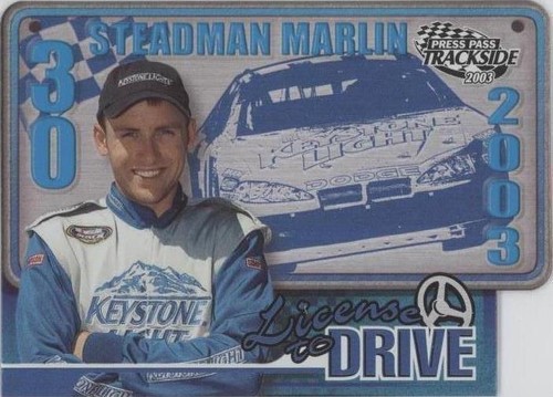 2003 Press Pass Trackside - Steadman Marlin #LD 24