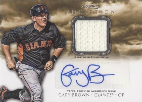 2013 Bowman Inception - Gary Brown #AR-GB