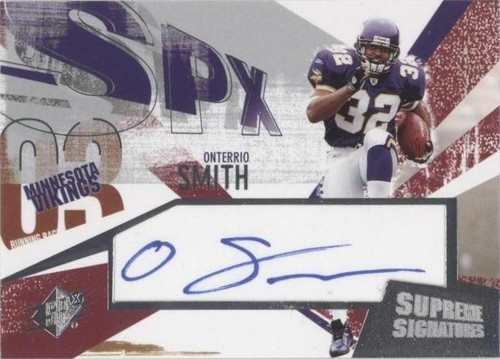 2003 SPx Onterrio Smith #SS-OS