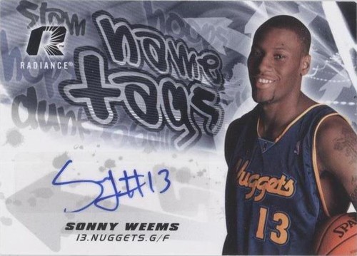 2008-09 Upper Deck Radiance - Sonny Weems #NT-SW