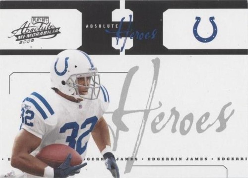 2005 Playoff Absolute Memorabilia Edgerrin James #AH-7