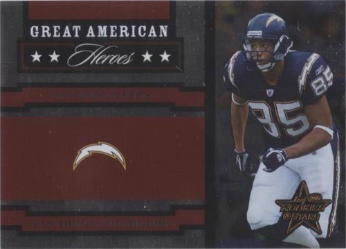 2005 Leaf Rookies & Stars Antonio Gates #GAH-3