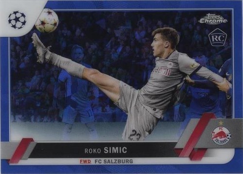 2022-23 Topps Chrome Sapphire Edition UEFA Club Competitions Roko Simic #121