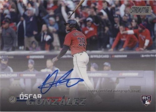 2023 Topps Stadium Club - Oscar Gonzalez #SCBA-OG