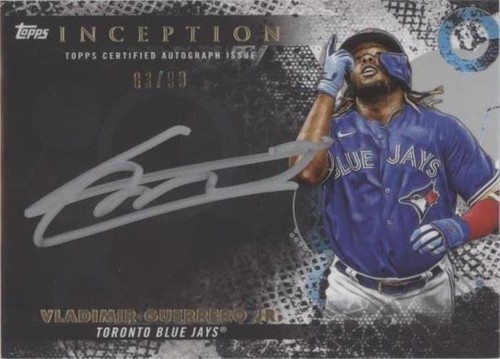 VLADIMIR GUERRERO JR. 05/99 PINK 2022 TOPPS INCEPTION #65 TORONTO
