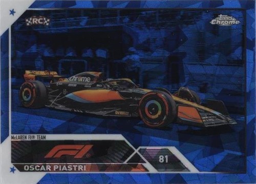 2023 Topps Chrome Sapphire Edition Formula 1 - Oscar Piastri #42