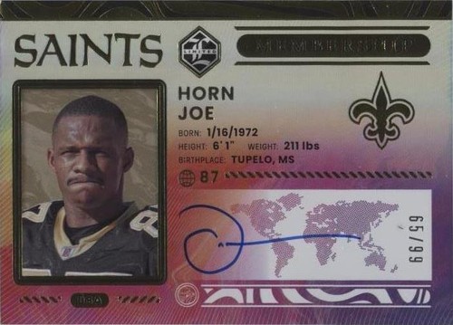 2022 Panini Limited Joe Horn #MEM-JHO