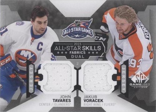 2015-16 SP Game-Used - Jakub Voracek John Tavares #AS2-14
