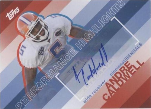 2008 Topps Andre Caldwell #THA-AC