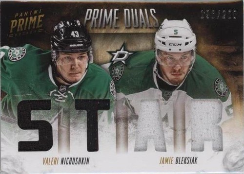 2013-14 Panini Prime - Jamie Oleksiak Valeri Nichushkin #D-NO