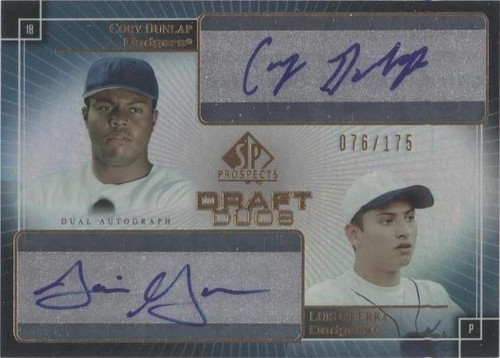 2004 SP Prospects - Cory Dunlap Luis Guerra #DD-DG