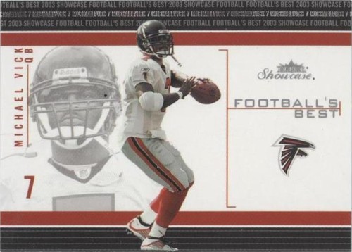 2003 Fleer Showcase Michael Vick #1 FB