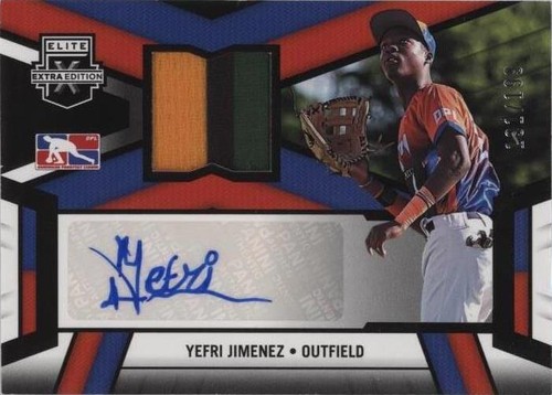 2023 Panini Elite Extra Edition - Yefri Jimenez #DMS-YJ