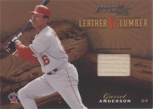 2003 Donruss Studio - Garret Anderson #LL-12