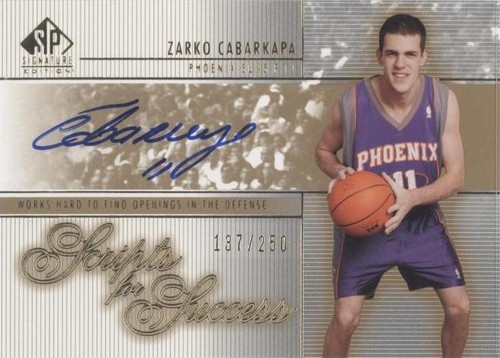 2003-04 SP Signature Edition - Zarko Cabarkapa #SS-ZC