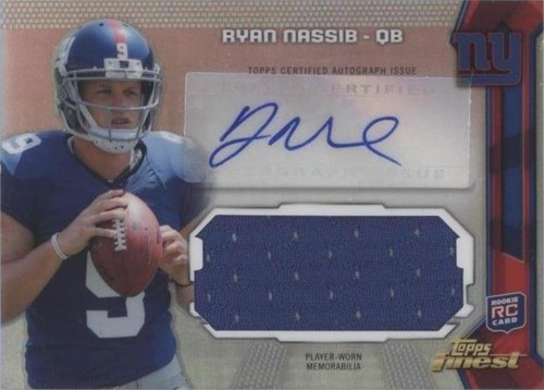 2013 Topps Finest Ryan Nassib #AJR-RN