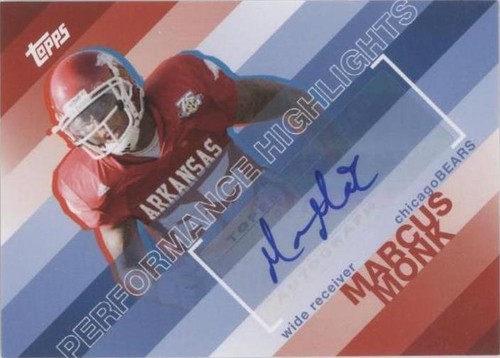 2008 Topps Marcus Monk #THA-MMO