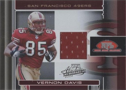 2006 Playoff Absolute Memorabilia Vernon Davis #RJC-30TE
