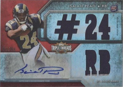 2012 Topps Triple Threads Isaiah Pead #108