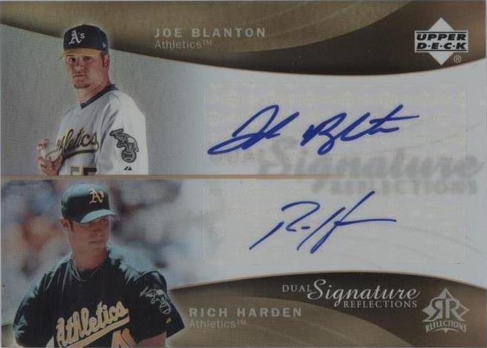 2005 Upper Deck Reflections - Joe Blanton Rich Harden #JBRH