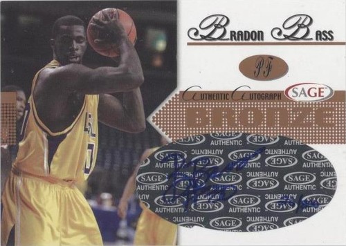 2005-06 SAGE Autographed - Brandon Bass #A2