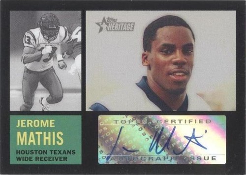 2005 Topps Heritage Jerome Mathis #ROA-JMA