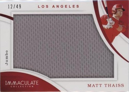 2020 Panini Immaculate Collection - Matt Thaiss #J-MS