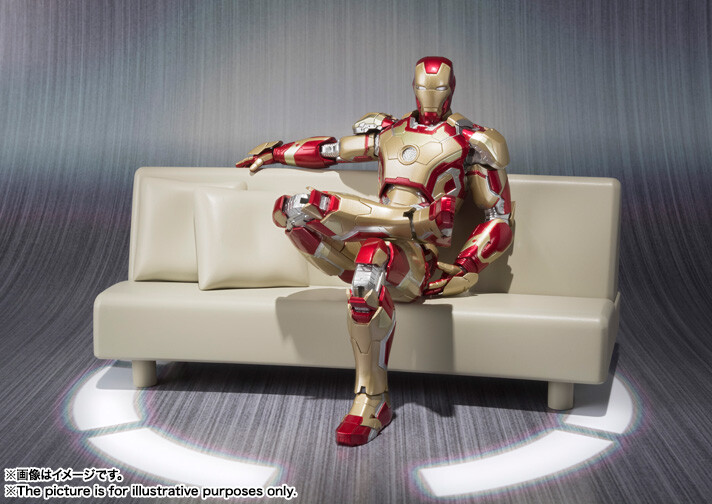 Bandai Tamashi Marvel S.H.Figuarts SHF Ironman MK-42 w