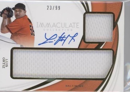 2019 Panini Immaculate Collection - Luis Ortiz #D-LO