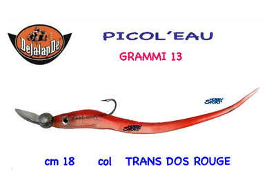 PICOL'EAU DELALANDE 13 GR TRANS DOS ROUGE 18 CM ANGUILLINA X  SPIGOLA 28181385