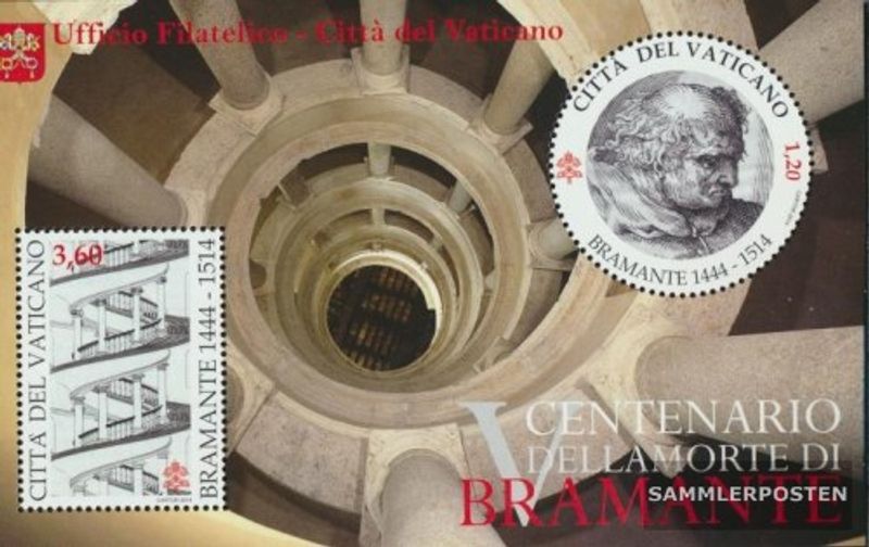 Vatikanstadt Block46 (ComplÃ¨Te Edition) Neuf Avec Gomme Originale 2014 Bramante