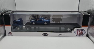 M2 Machines R18 Auto Haulers 1970 Ford C-600 & 70 Mustang Foose Gambler 514
