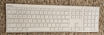 Macally ACEBTKEY Switch Bluetooth Keyboard for Three Devices Wireless - JV I1B
