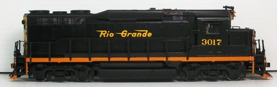 S Scale Brass Greenbrier Models D&RGW GP-30 Low Hood-Painted/DCC/Sound