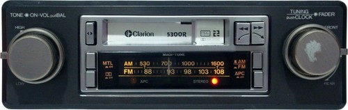 カーオーディオ Clarion Auto Reverse Cassette Car Stereo Mitsubishi Galant OEM Cassette Player Stereo Deck Radio
