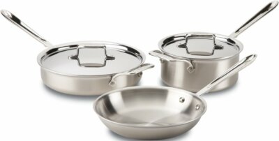 All-Clad D5 Polished 18/10 Stainless 5-Ply Bonded Cookware Set (Your Choice)