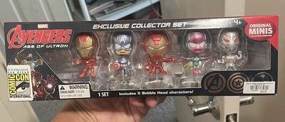 Original Minis Marvel Avengers Age of Ultron Mini Bobblehead Set 2015 SDCC