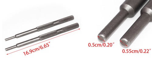 Motorcycle Engine Valve Guide Pilots Drift Punch Removal Repair Tool 5mm & 5.5mm