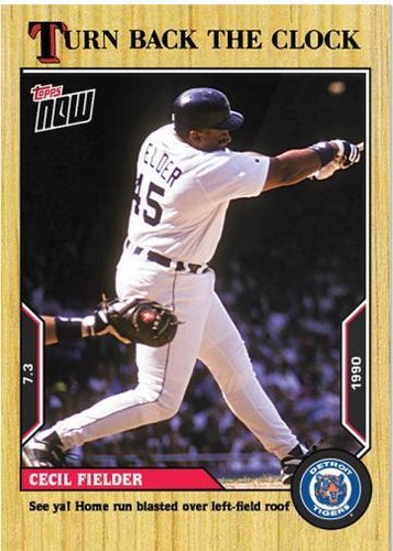 2022 Topps Now Turn Back the Clock - Cecil Fielder #95