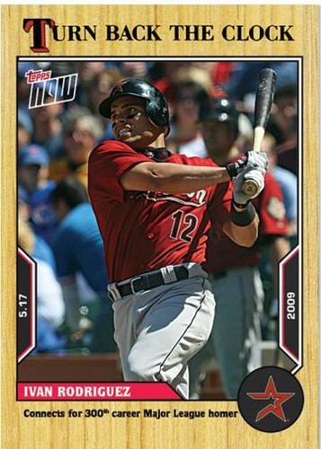2022 Topps Now Turn Back the Clock - Ivan Rodriguez #48