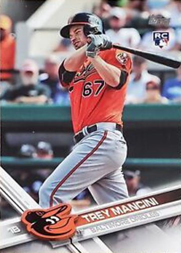 2017 Topps Series 2 #536 Trey Mancini - Rookie Card - Baltimore Orioles. rookie card picture