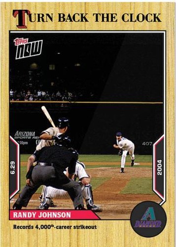 2022 Topps Now Turn Back the Clock - Randy Johnson #91