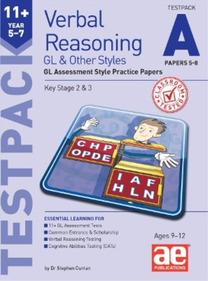 Dr Stephen C Cu 11+ Verbal Reasoning Year 5-7 GL & Other S (Mixed Media Product)