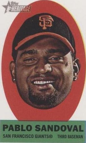 2012 Topps Heritage - Pablo Sandoval #8