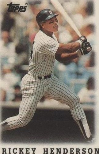 1988 Topps League Leaders Minis - Rickey Henderson #26