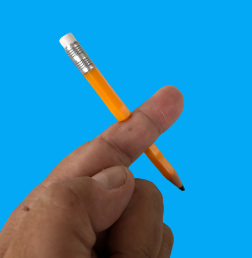 PENCIL THROUGH FINGER Prank Joke Gag Magic Trick Thru Funny