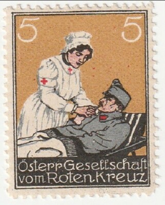 Austria - Red Cross, Austrian Red Cross Society 5h 1914(MH)(1.b)