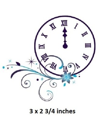 Midnight Clock Decal Cinderella Wall Sticker Disney Princess Peel and Stick Art