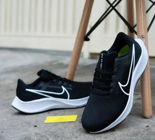 Nike Air Zoom Pegasus 38 TB CW7358-002 Black White Shoes | eBay